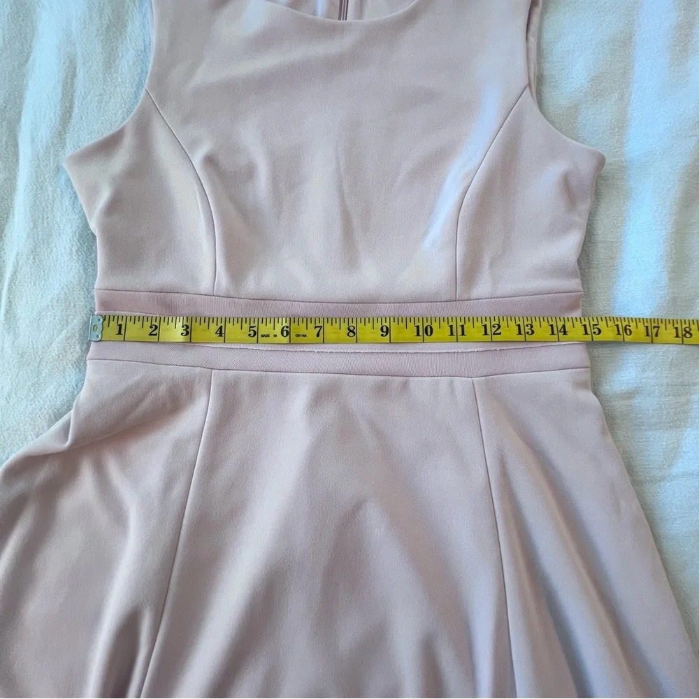 Andrew Marc Scoopneck Sleeveless A-Line Mini Dress Dusty Pink Women’s Size 8 NWT - Picture 10 of 14